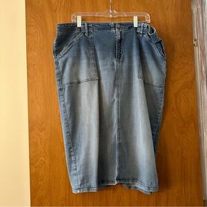 cato denim skirt